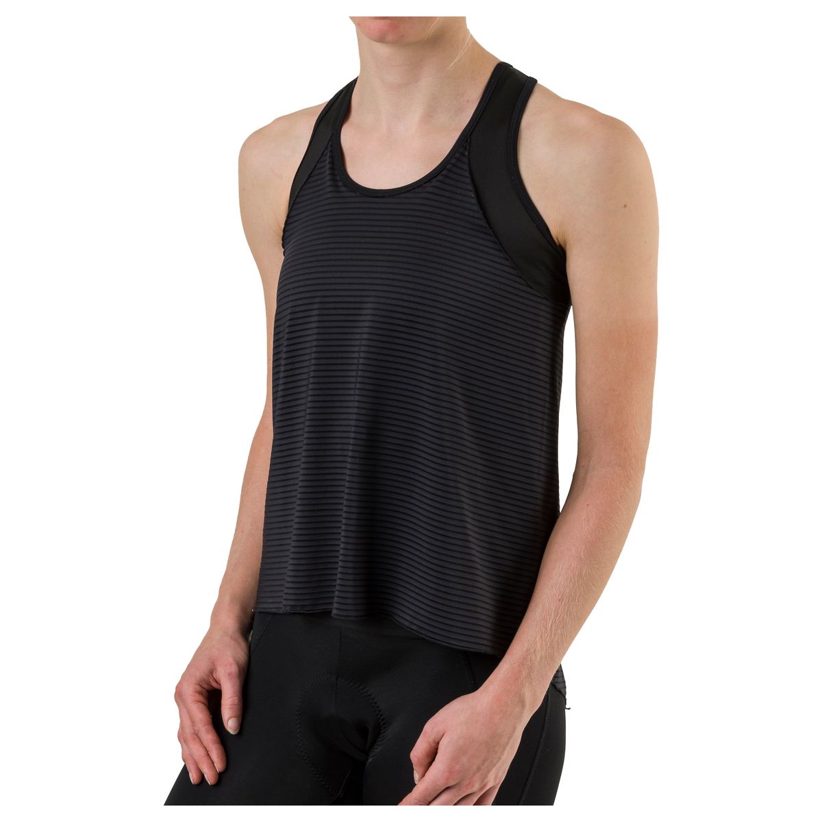 Layered Racertop Essential Donne fit example