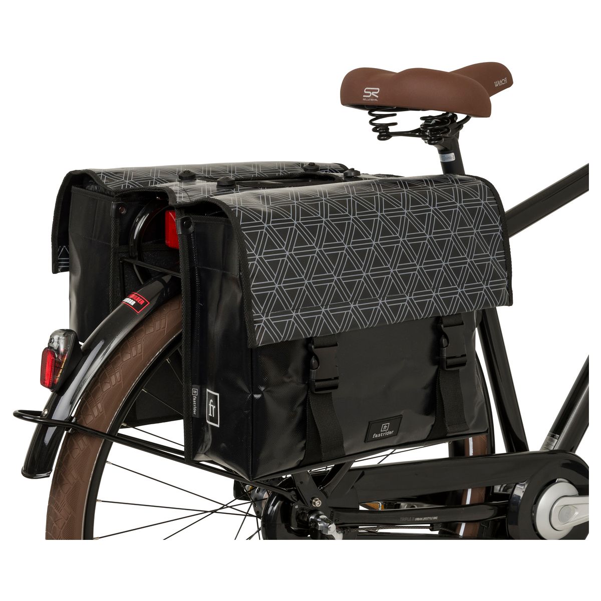 Fastrider Tarpaulin Double Bike Bag Basics fit example