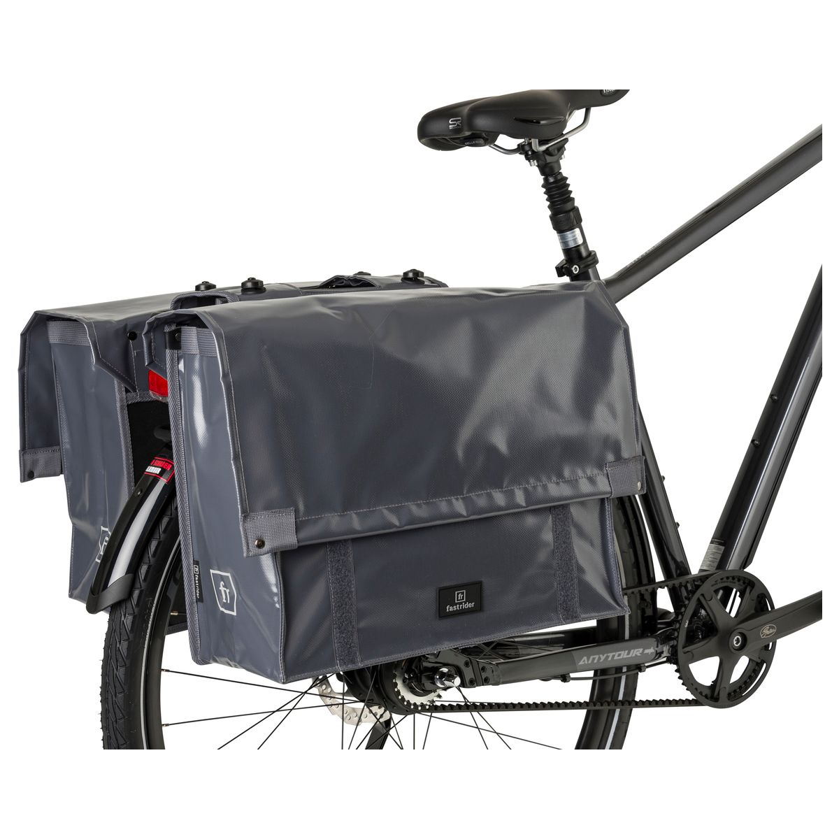 Fastrider Tarpaulin Cargo Sac Double vélo Basics fit example