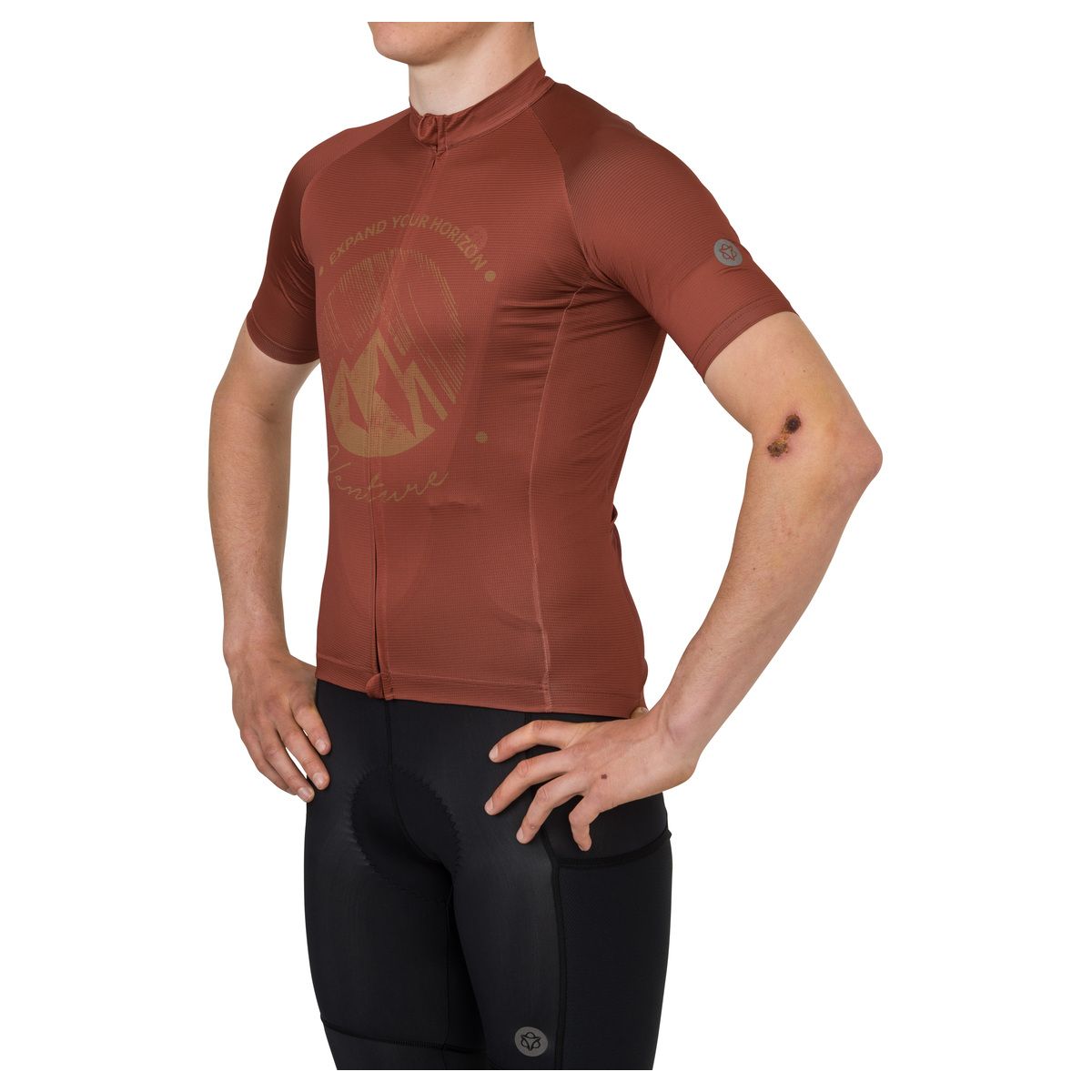 Gravel Maillots SS Venture Homme fit example