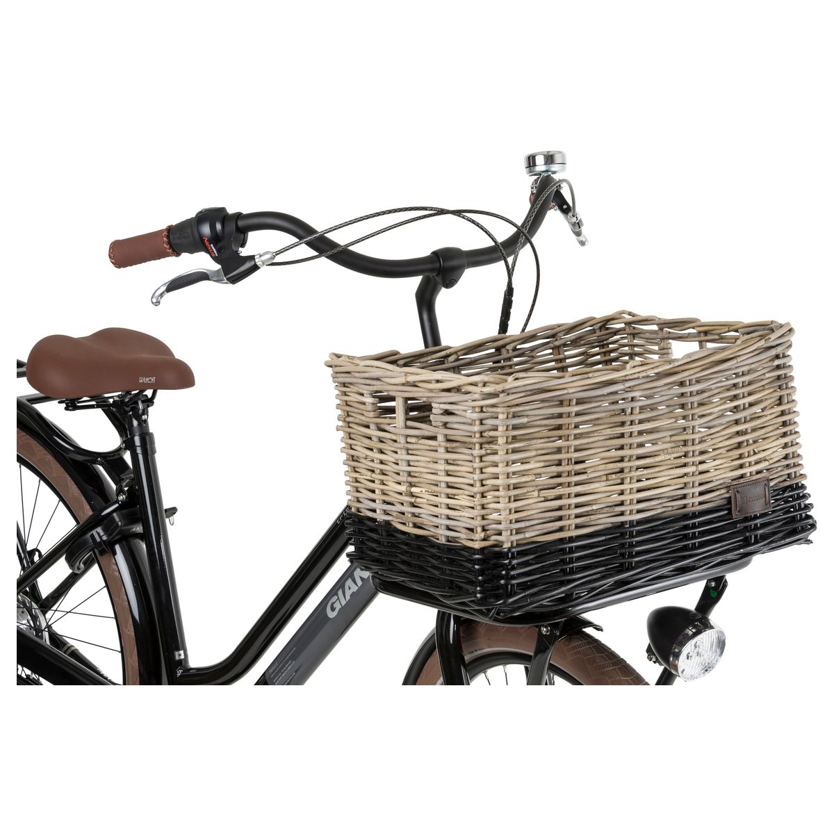 Fastrider Nero Rattan Bicycle Basket fit example