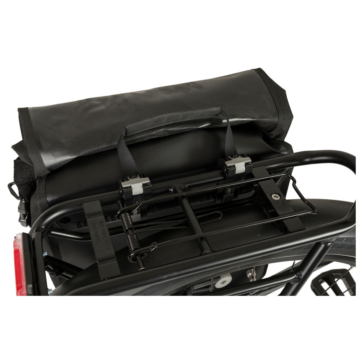 Clean Enkelt cykeltaske Shelter Click'nGo Large Reflective Mist fit example