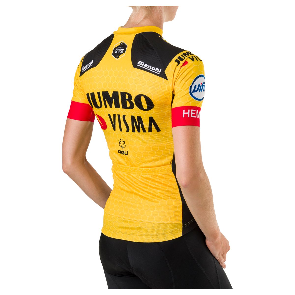 Replica Fietsshirt Team Jumbo-Visma Dames fit example