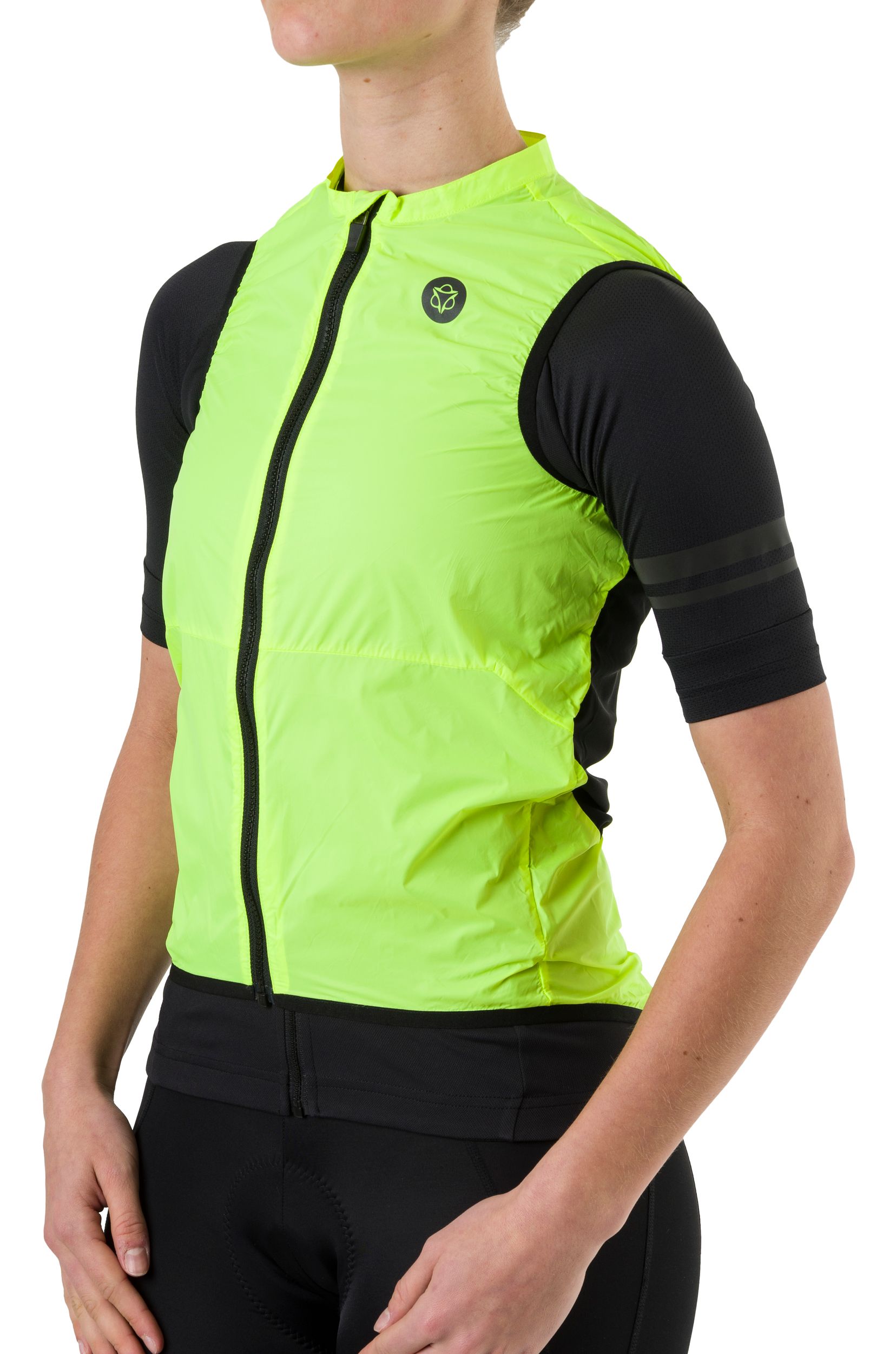 Wind Gilet Essential Donne fit example