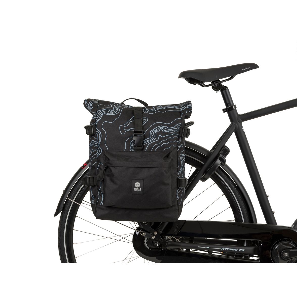 H2O Roll-Top Bolsa para bicicleta simple II Urban fit example