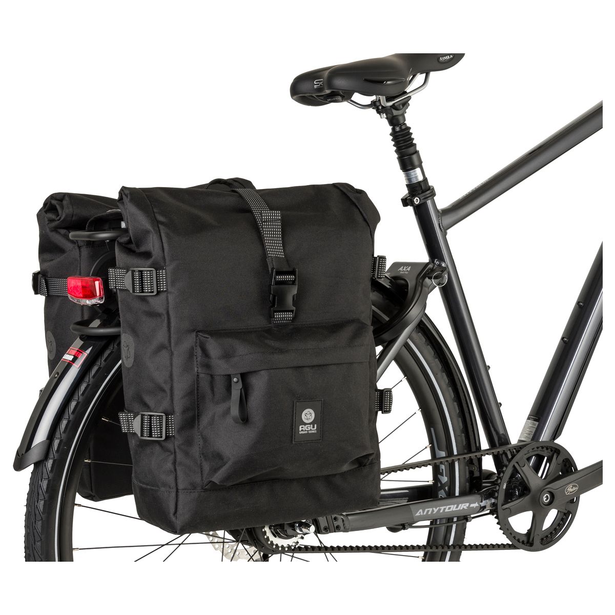 H2O Roll-Top II Double Bike Bag Urban fit example