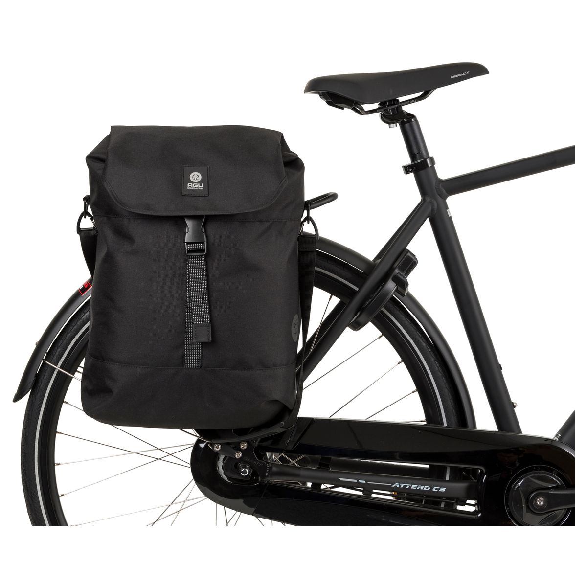 DWR Single Bike Bag Urban Black fit example