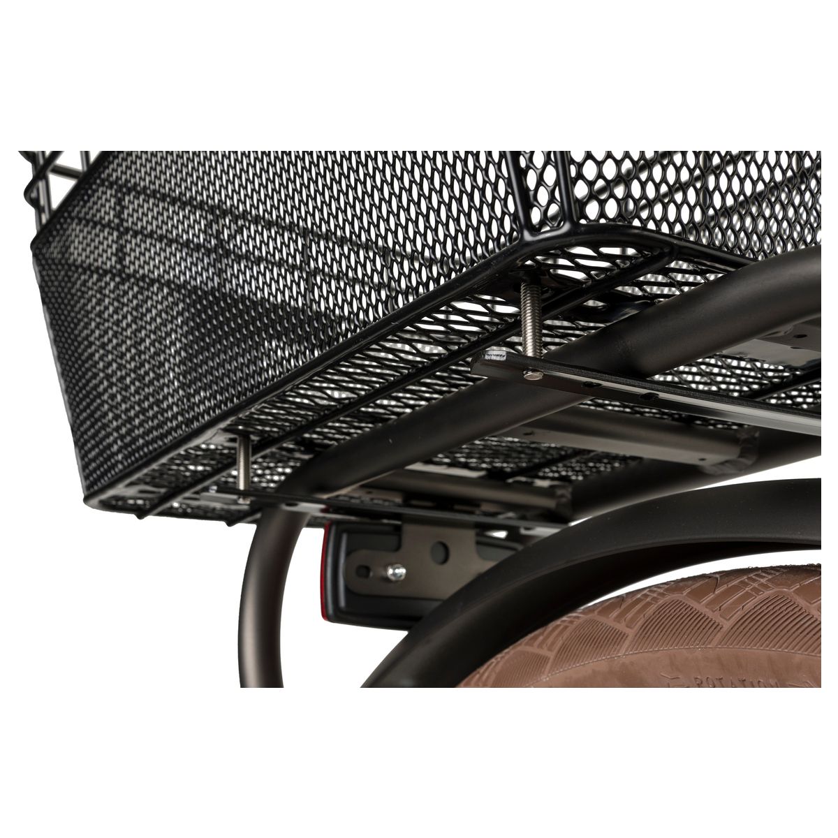 Fastrider Olav Rear Carrier Bicycle basket Non-Detachable fit example
