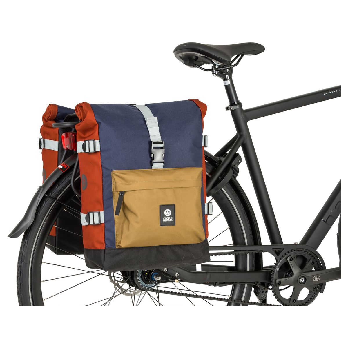 H2O Roll-Top II Sac Double vélo Urban fit example