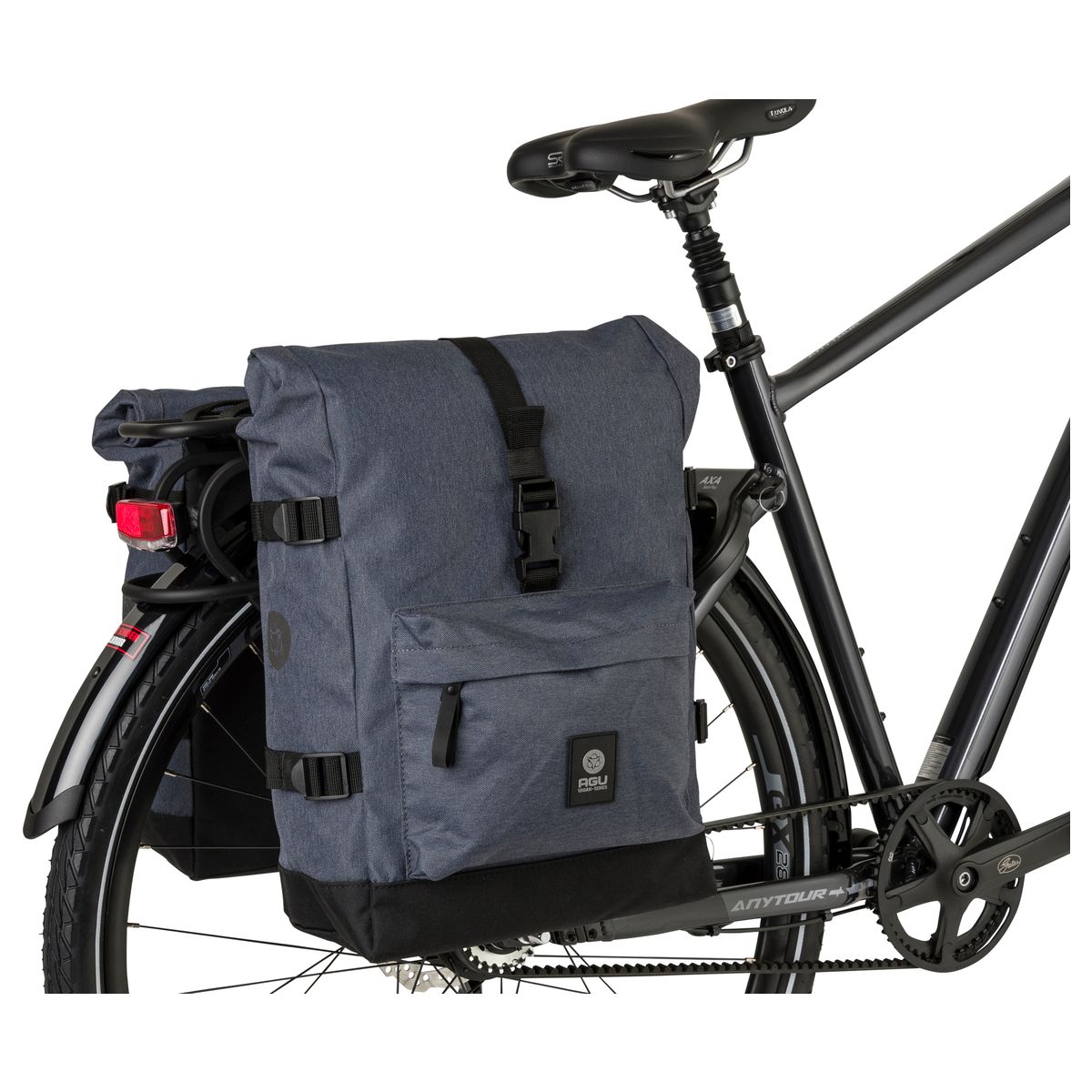 H2O Roll-Top Sac Double vélo II Urban fit example