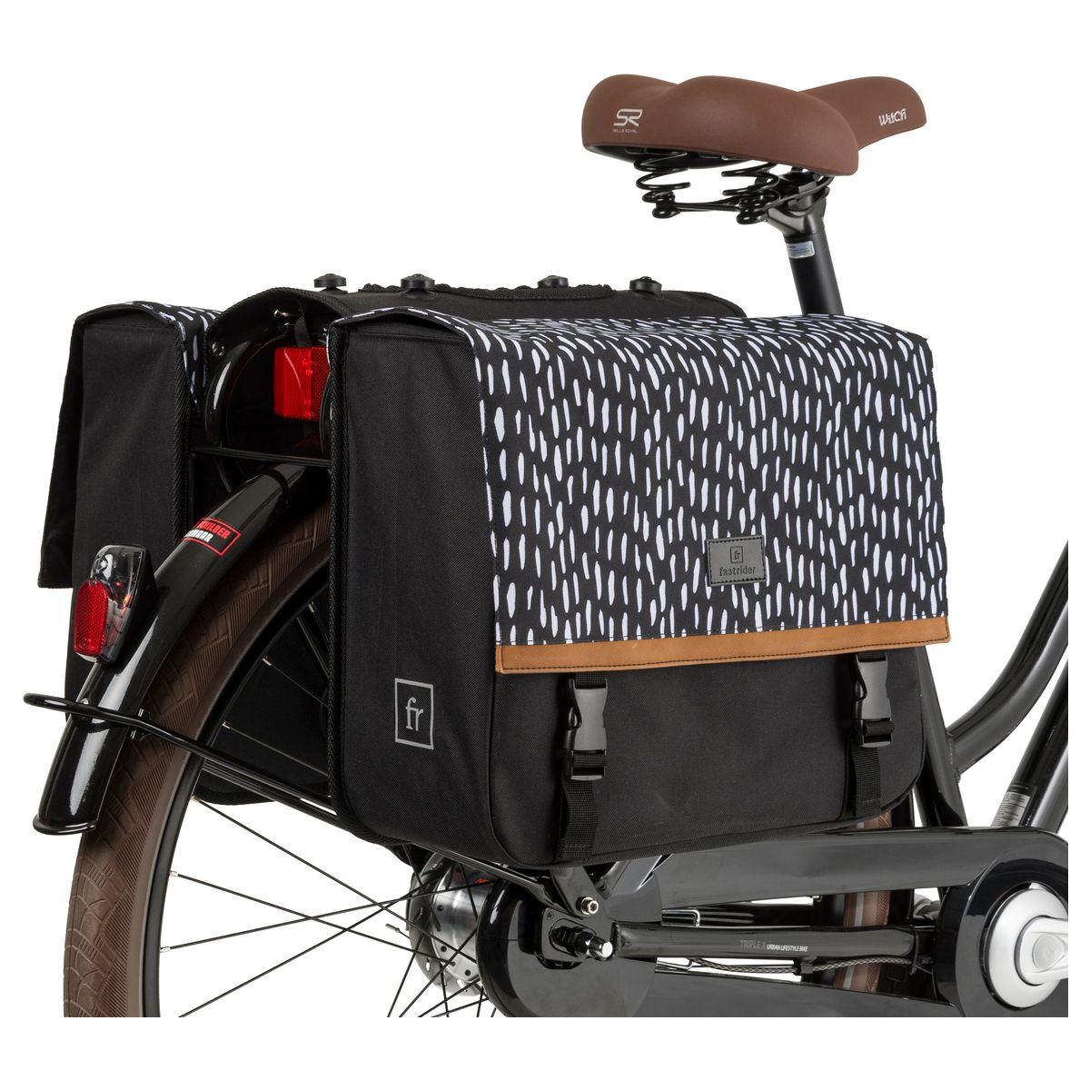 Fastrider Nara Doppelte Fahrradtasche Trend fit example