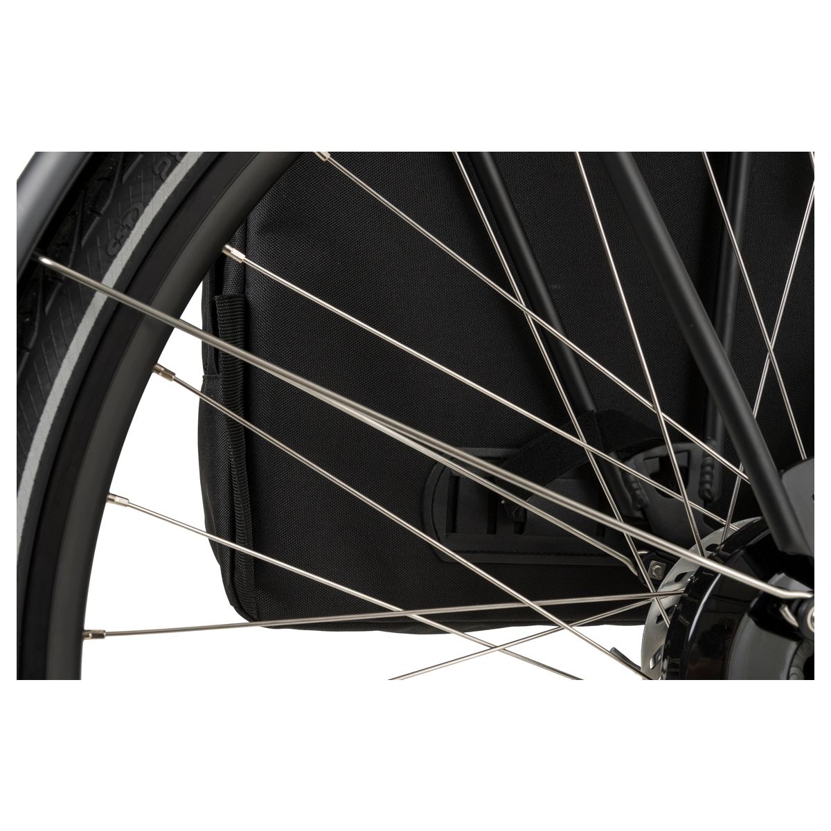 DWR Bolsa para bicicleta doble Urban Black fit example