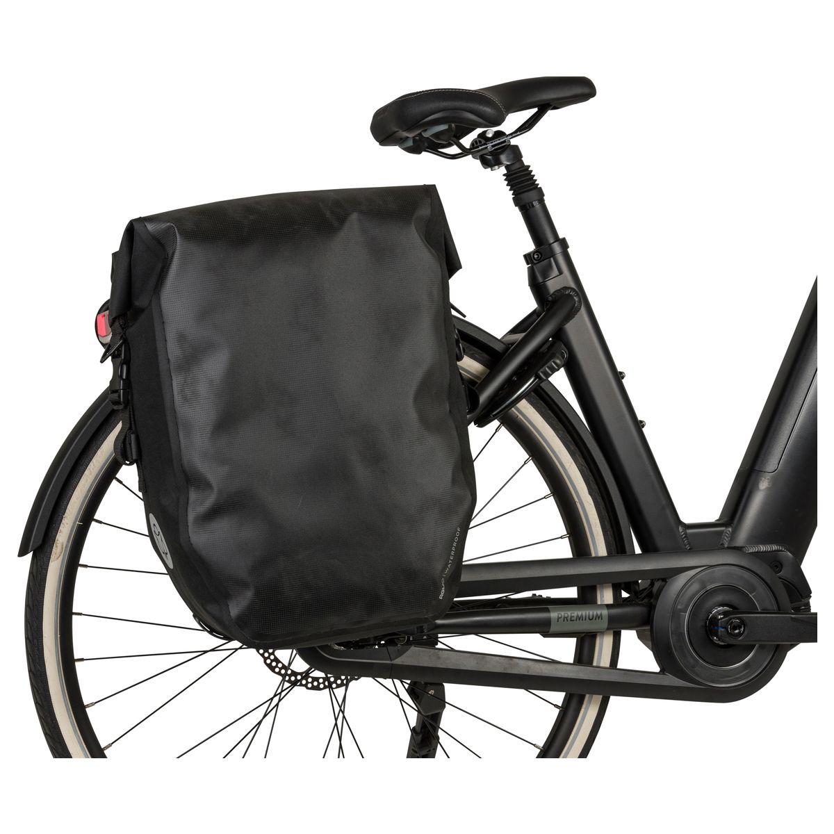 Set Clean Einzelne Fahrradtasche Shelter Large fit example