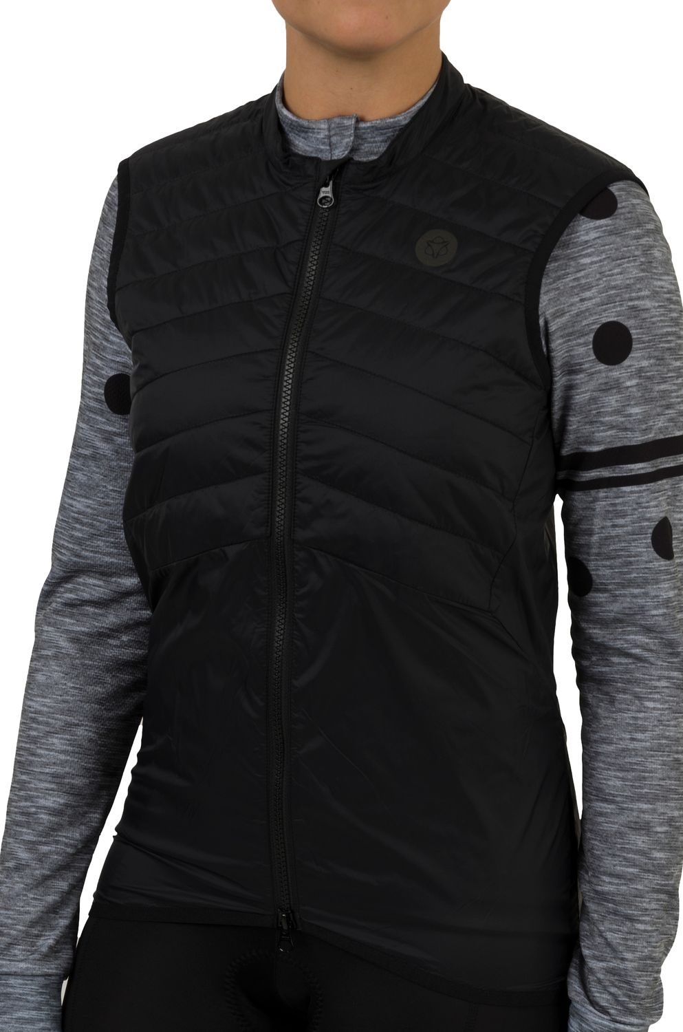 Padded Vest Essential Damer fit example