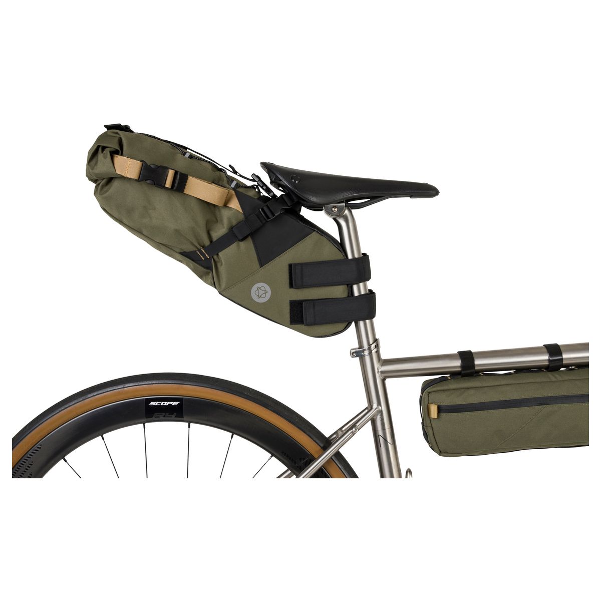 Seat-Pack Venture Army Green fit example