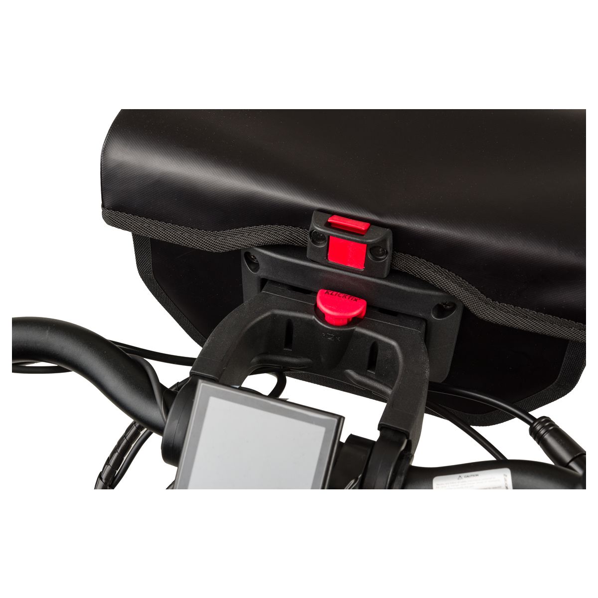 Clean Handlebar Bag Shelter KLICKfix Medium fit example