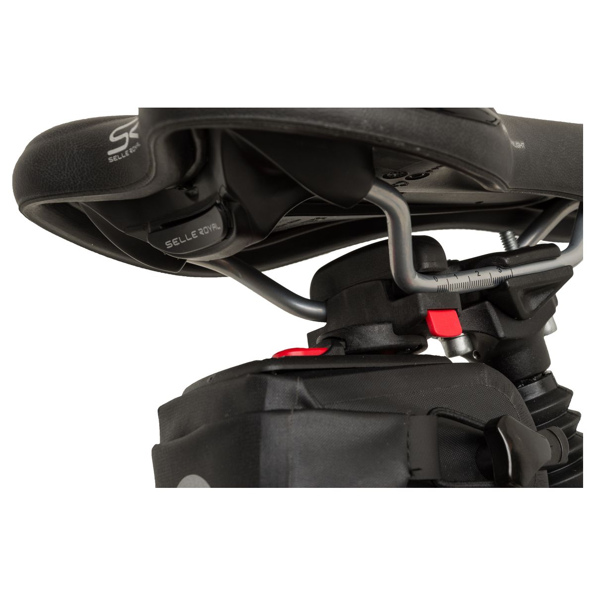 Saddle Bag Shelter fit example