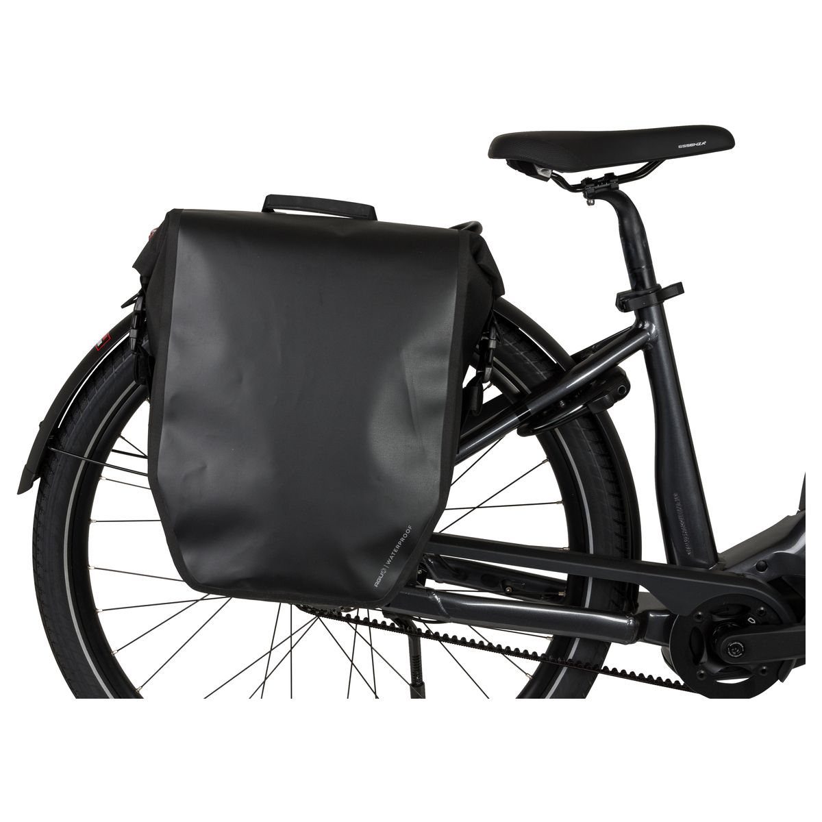 Clean Enkelt cykeltaske Shelter Click'nGo Large Black fit example