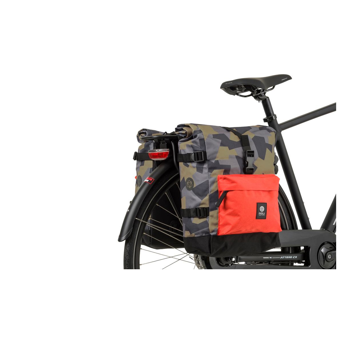 H2O Roll-Top Double Bike Bag Urban fit example