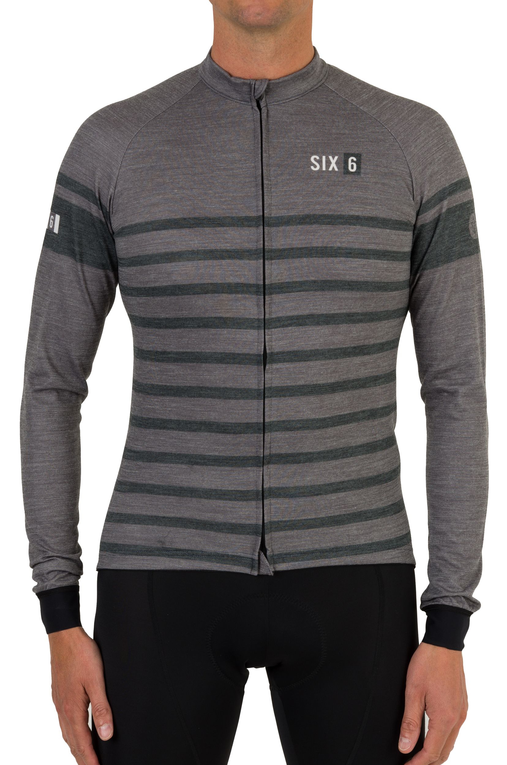 Merino Maillot M/L SIX6 Hombres fit example