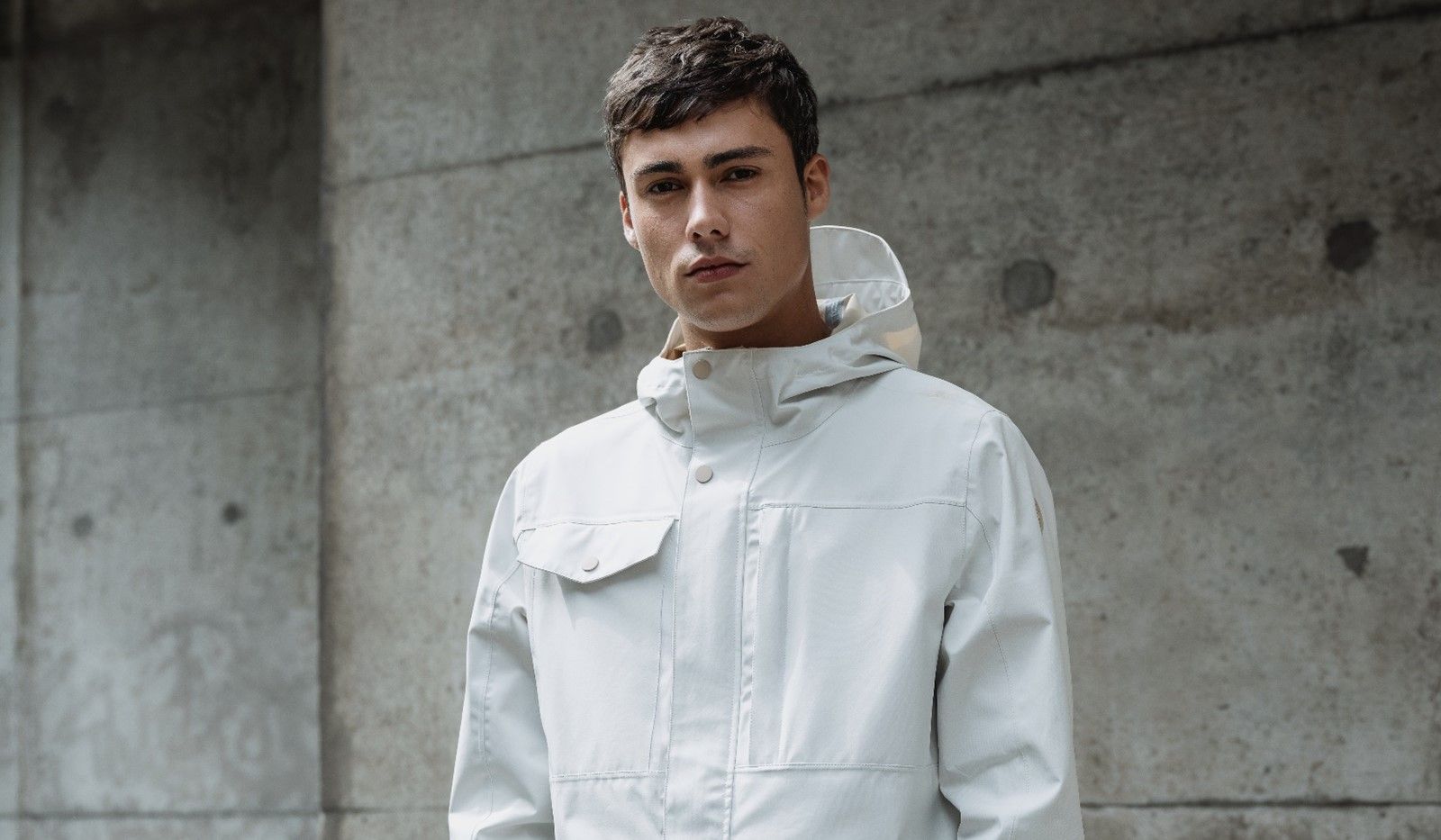 Undyed Pocket Chaqueta de lluvia Urban Outdoor Hombres