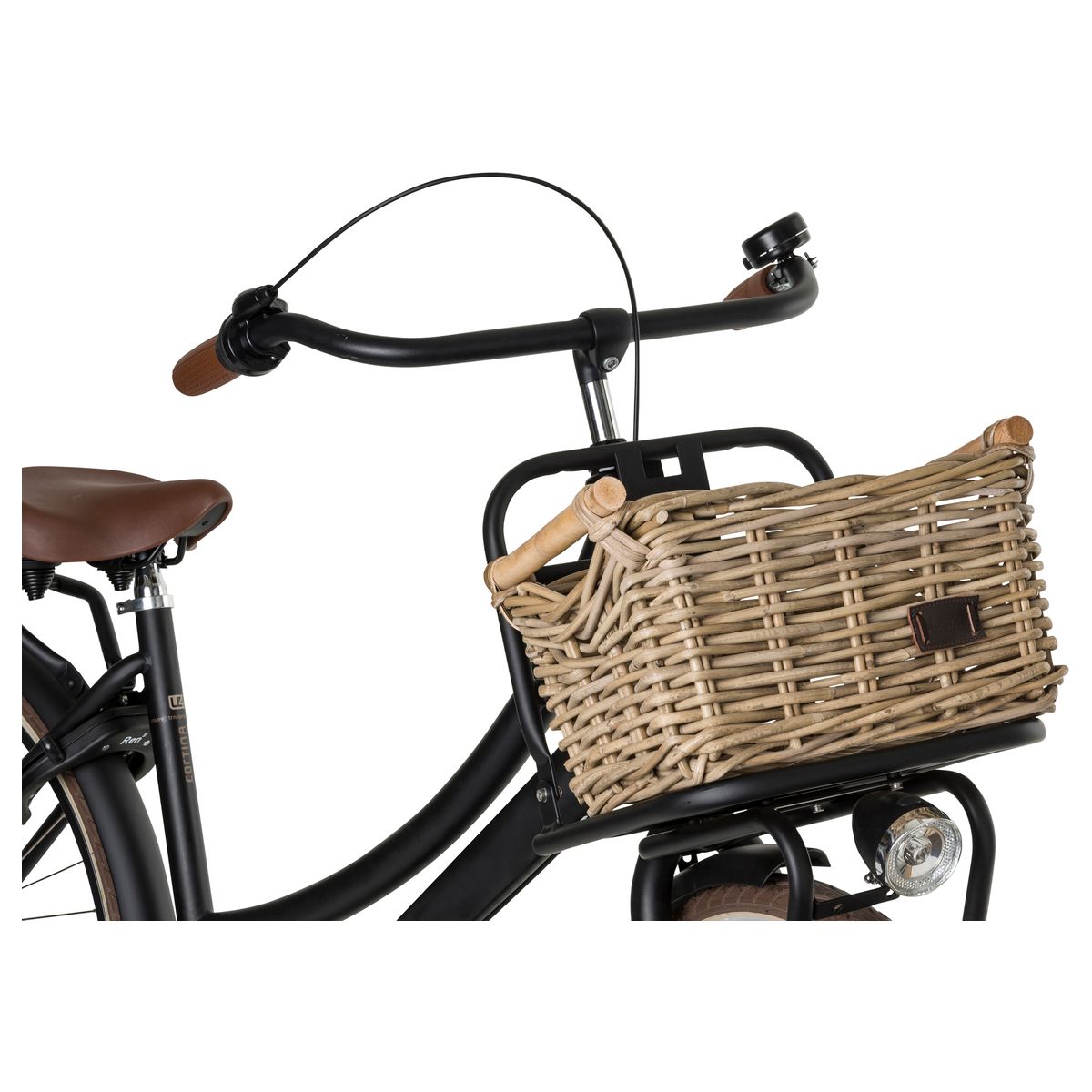 Fastrider Bamboo Rattan Bike Basket fit example