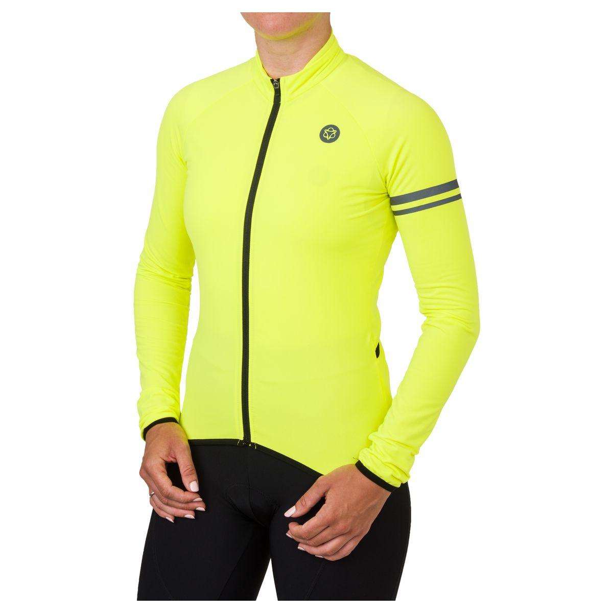 Thermo Fietsshirt Lange Mouwen Essential Dames fit example