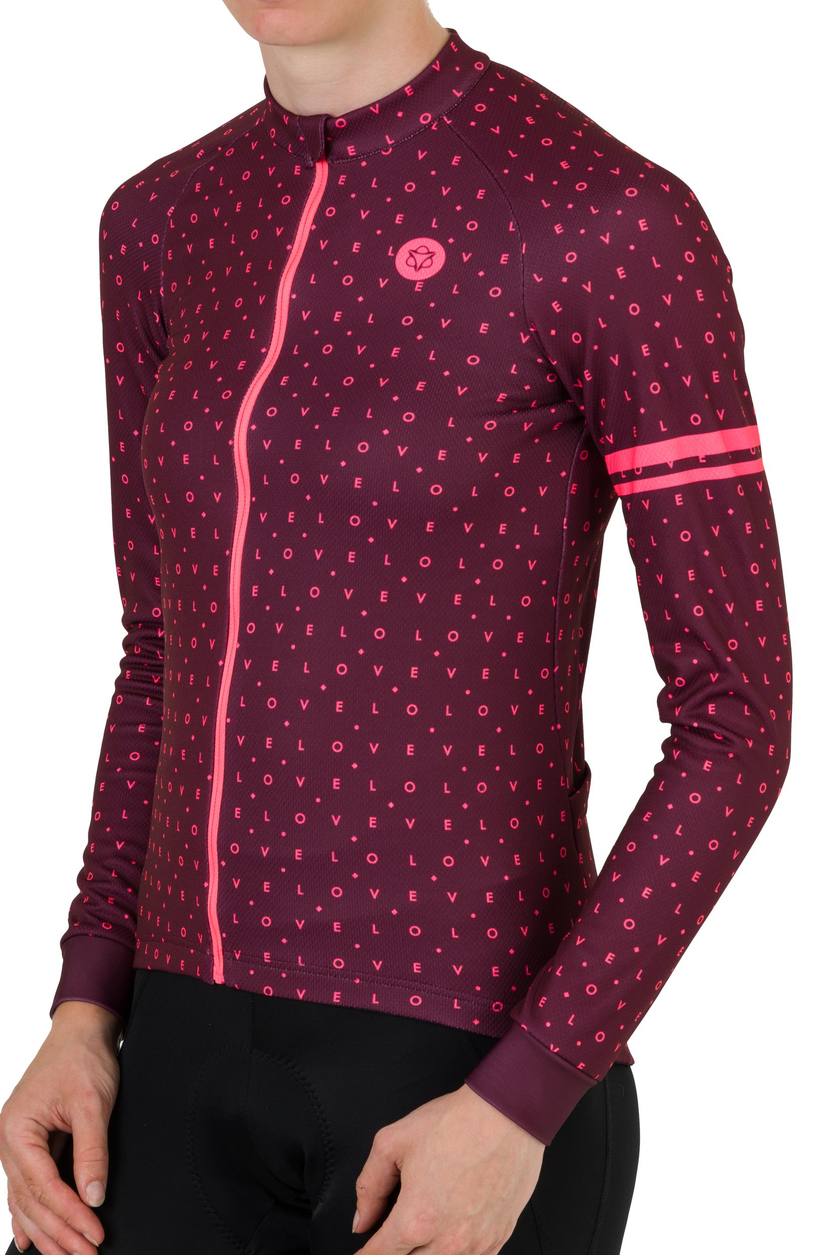 Velo Love Jersey LS Essential Women fit example