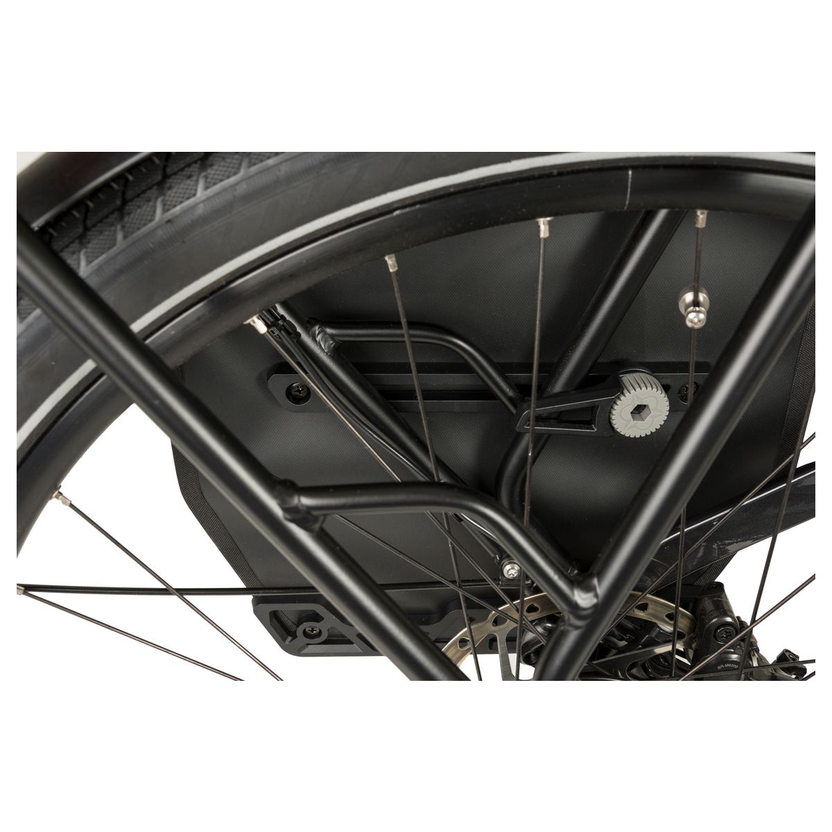 Clean Enkelt cykeltaske Shelter Click'nGo Large Black fit example