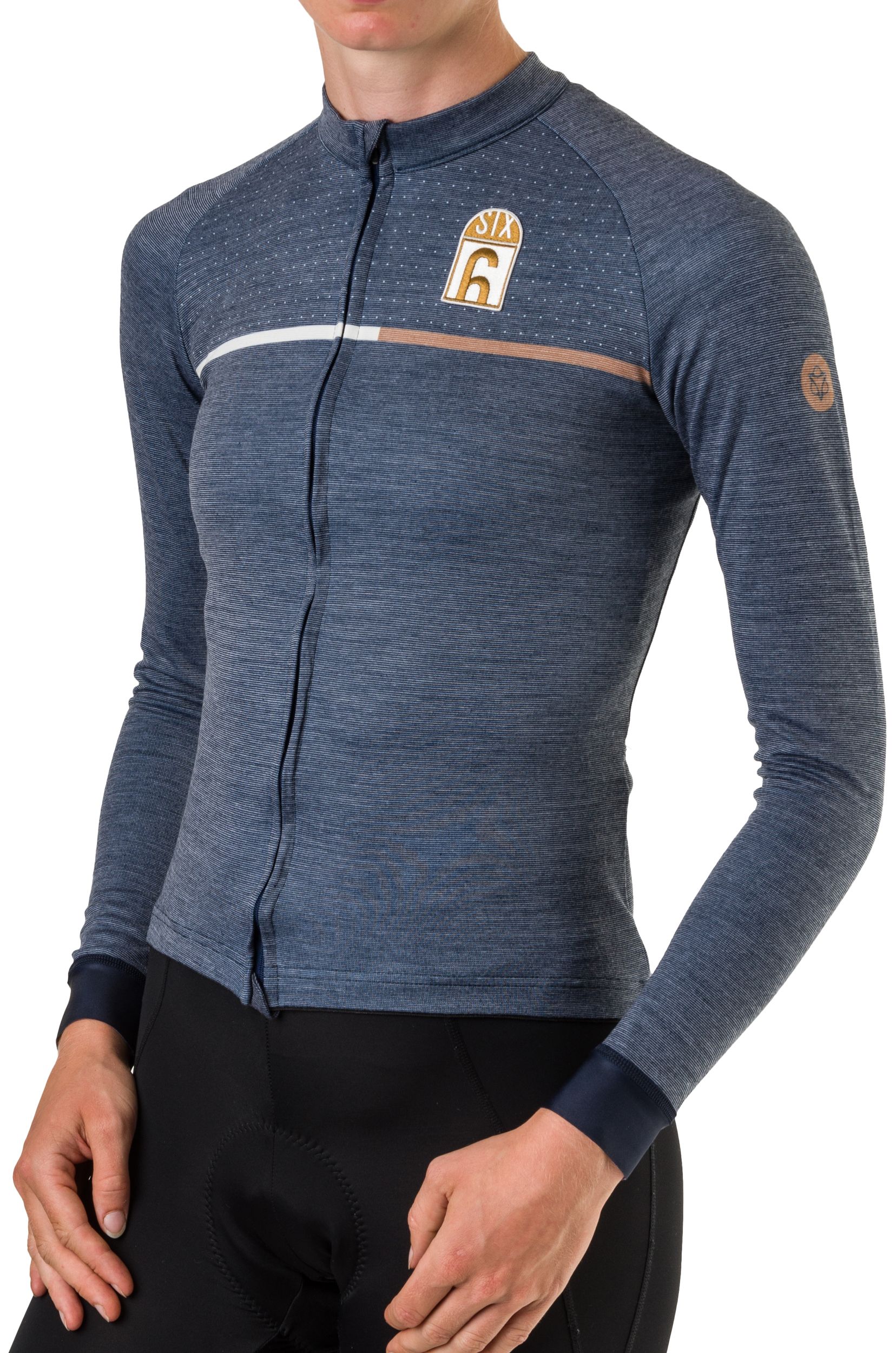 Merino Maillot M/L SIX6 Mujeres fit example
